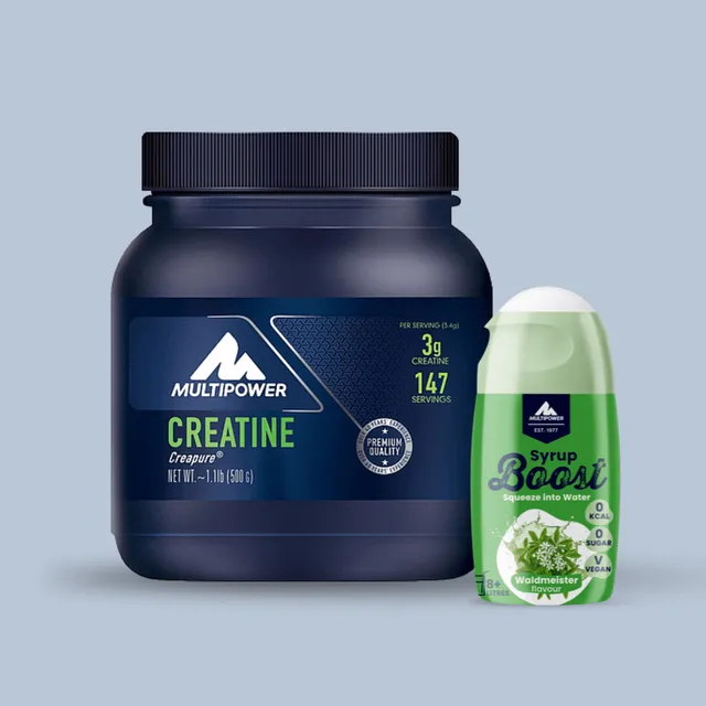 multipower-kreatin-boost-bundle-waldmeister-500g-creapure-65ml-sirup image 1
