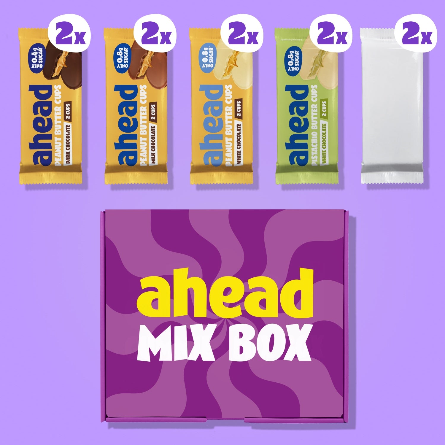 ahead-nut-butter-cup-probierpaket-cremige-cups-mix-box image 1