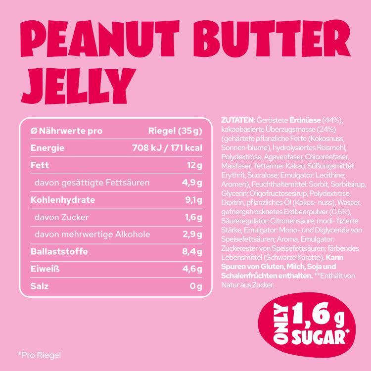 ahead-peanut-butter-jelly-low-sugar-schokoriegel-erdnussbutter-erdbeer-gelee-kak image 6