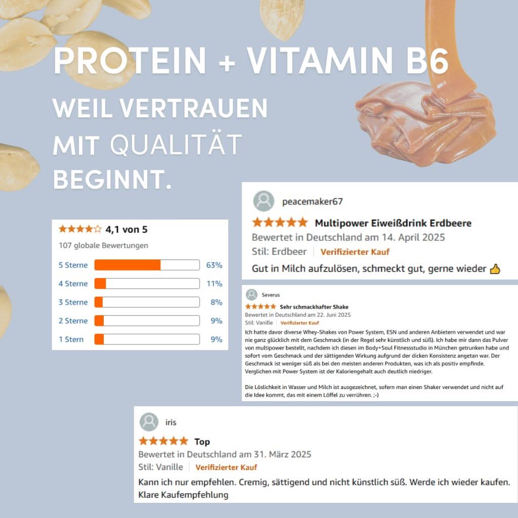 multipower-creamy-protein-peanut-caramel-proteinpulver-420g-high-protein image 6