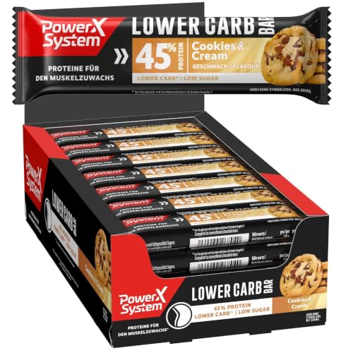 power-system-lower-carb-bar-cookies-cream-45-protein-12-x-40-g image 7