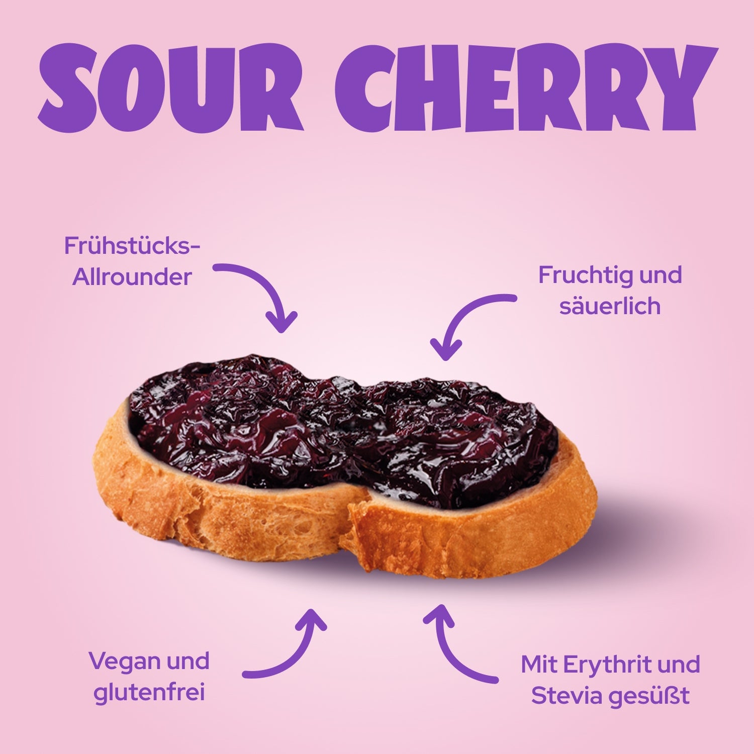 ahead-sour-cherry-fruchtaufstrich-low-sugar-sauerkirsch image 2