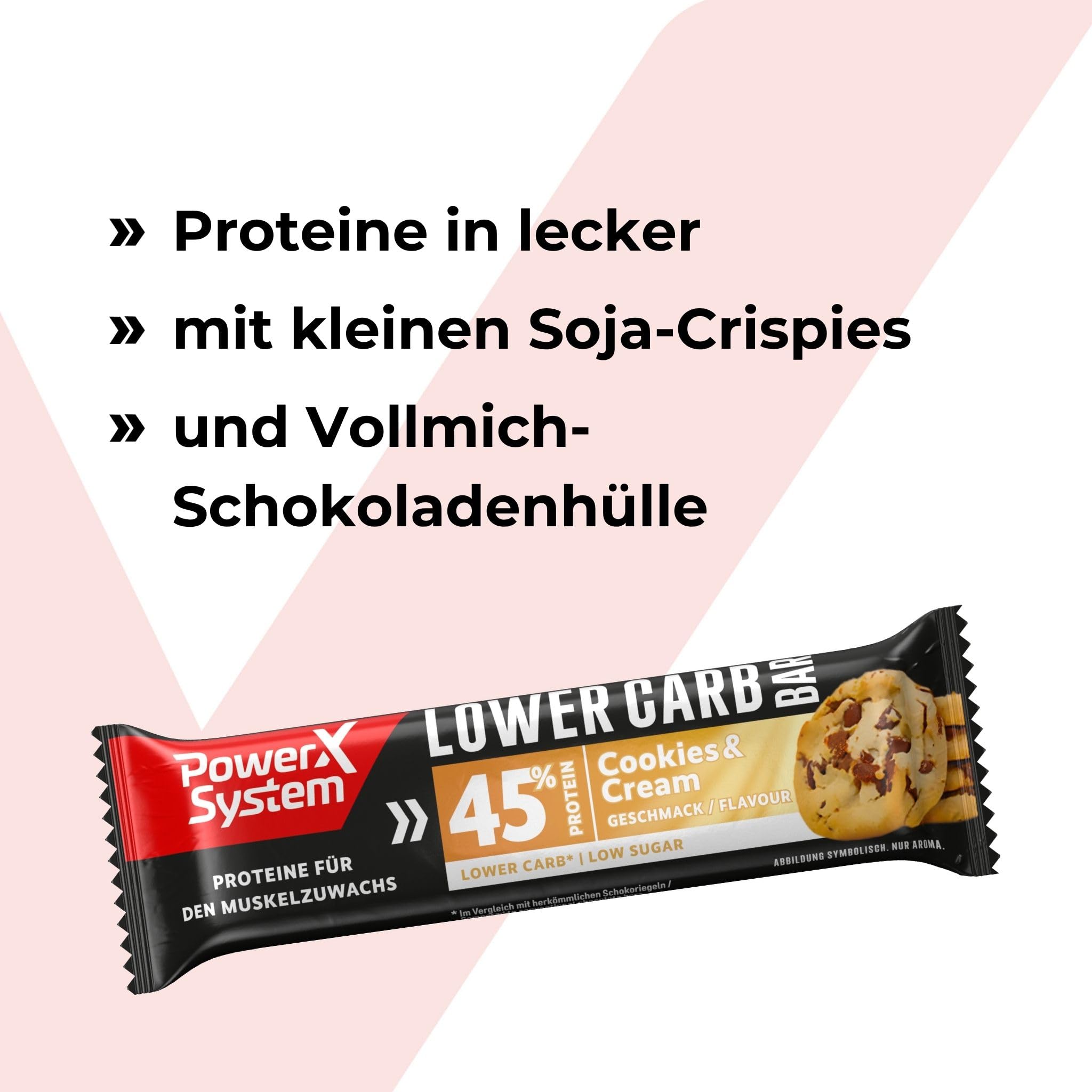 power-system-lower-carb-bar-cookies-cream-12-x-40-g image 3
