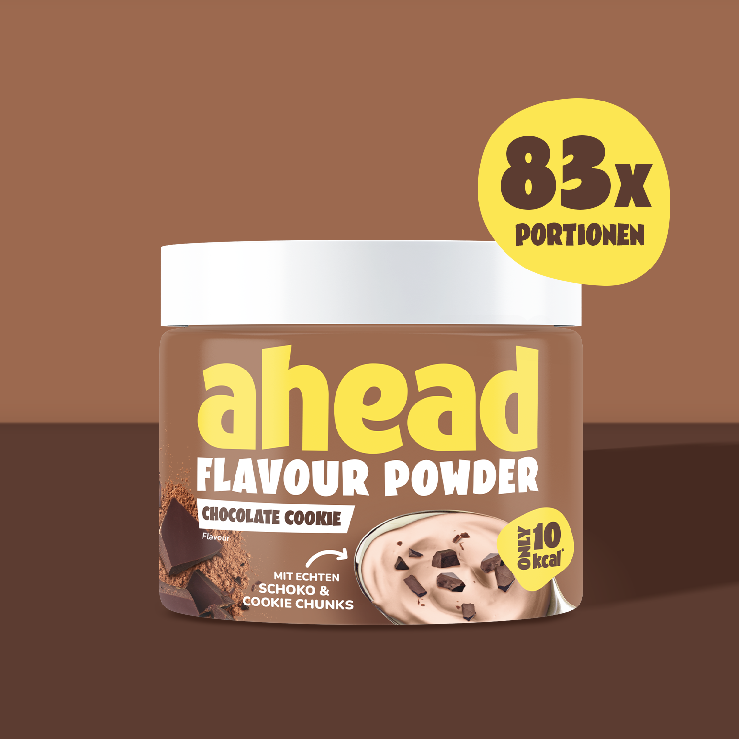ahead-chocolate-cookie-low-sugar-flavour-powder-mit-keksst-ckchen image 1
