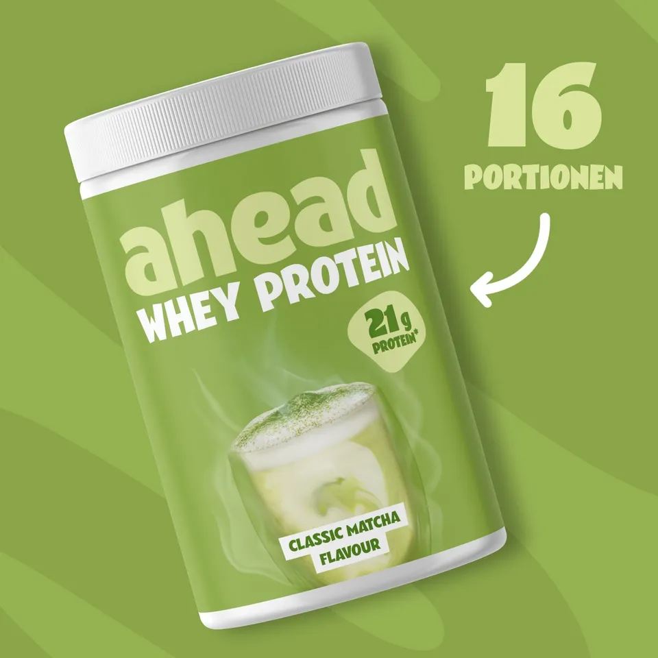 ahead-classic-matcha-purer-matcha-geschmack-111-kcal-pro-portion-mit-glucomannan image 1
