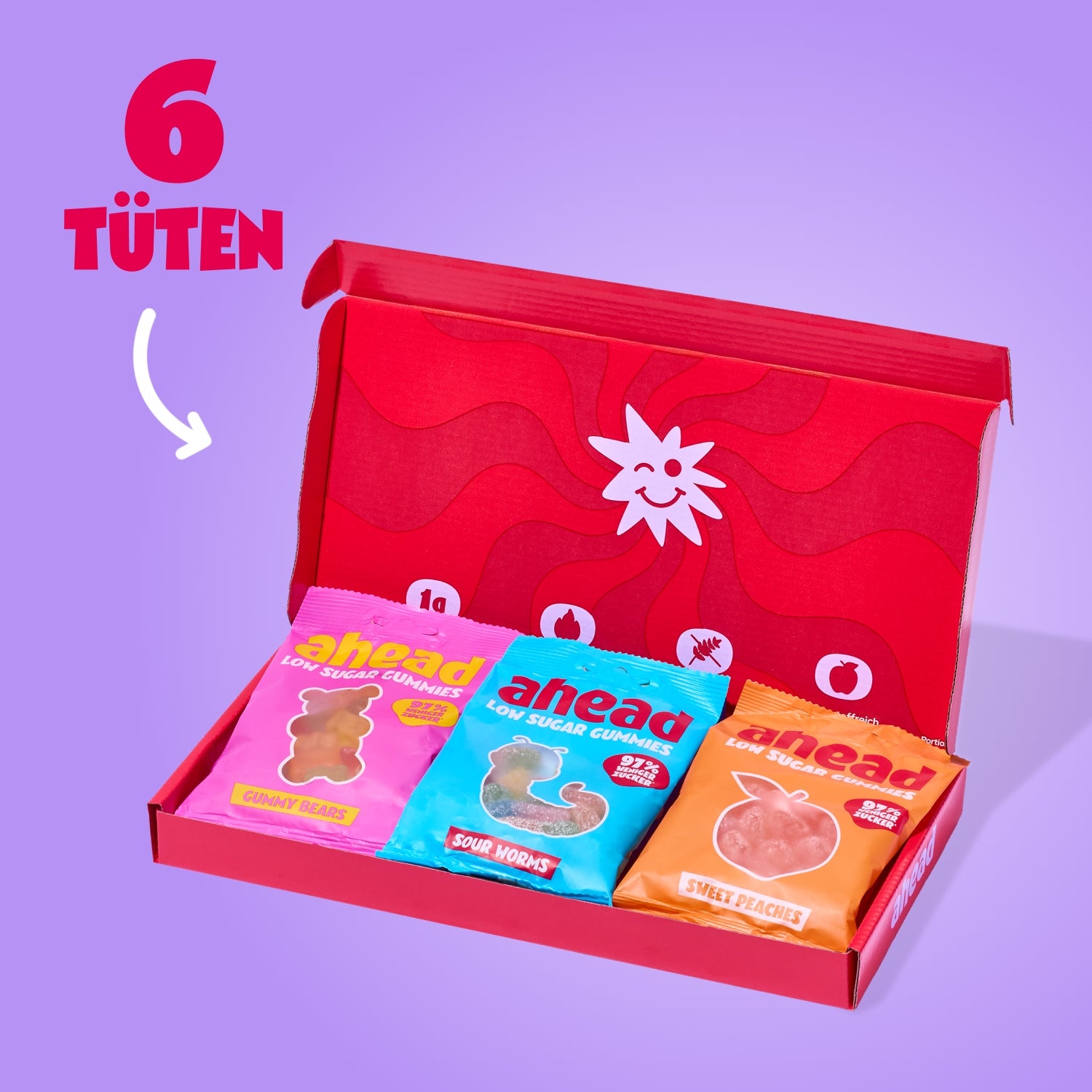 ahead-limited-gummies-mini-probierpaket-zuckerarme-fruchtgummis-ohne-zuckerzusat image 3