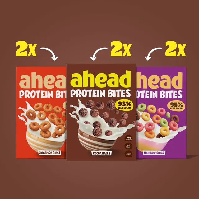 ahead-mixed-protein-bites-bundle-cocoa-balls-cinnamon-rings-rainbow-rings-low-su image 1