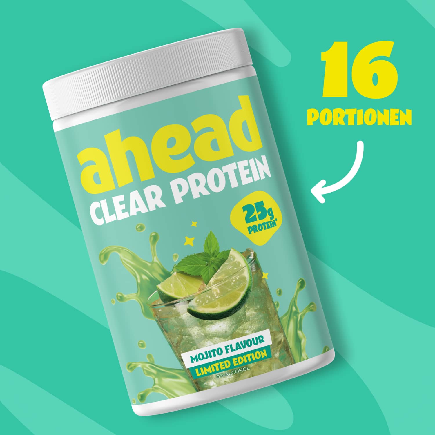 ahead-mojito-clear-whey-protein-zuckerfrei-limette-minze image 1