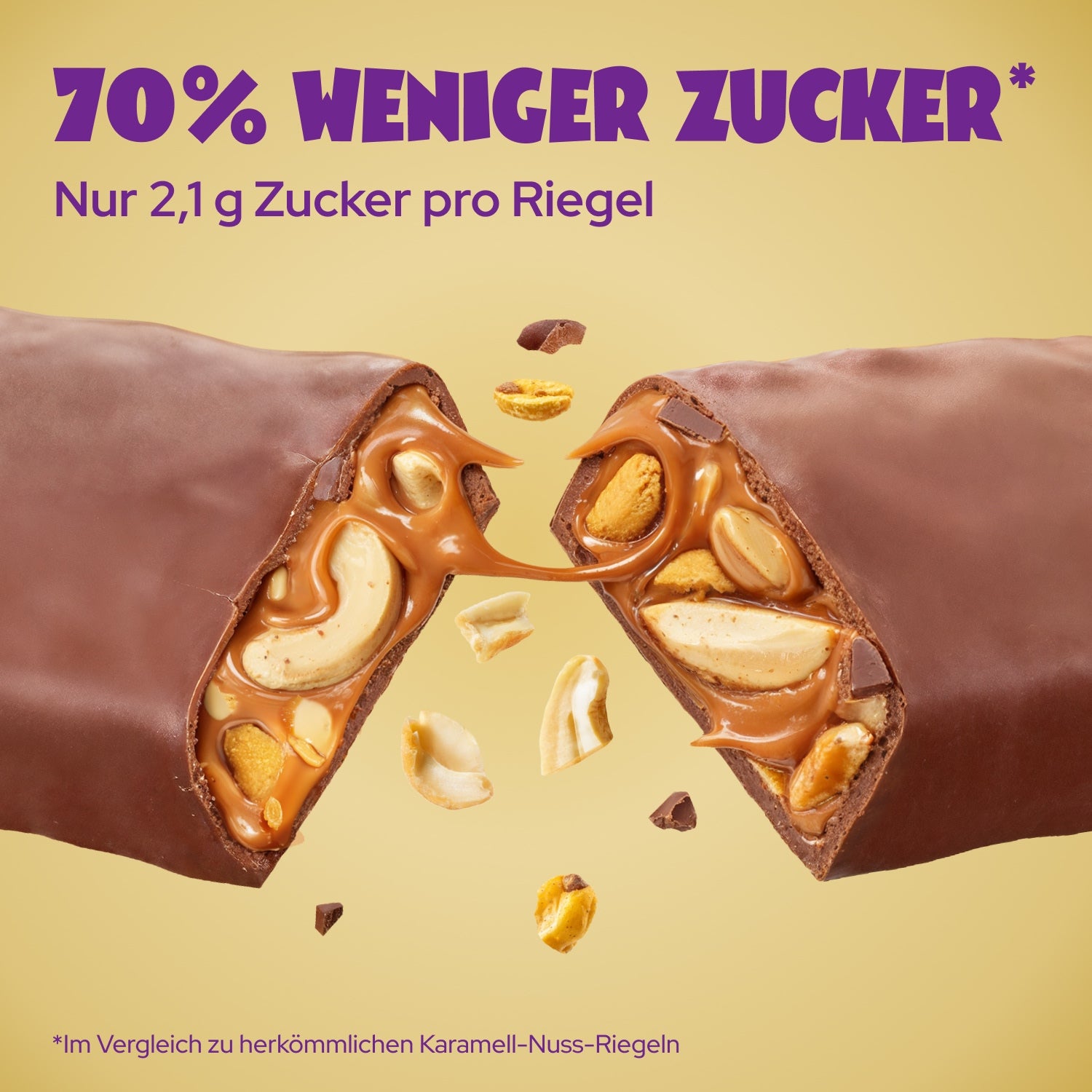 ahead-popcorn-caramel-low-sugar-schokoriegel image 3