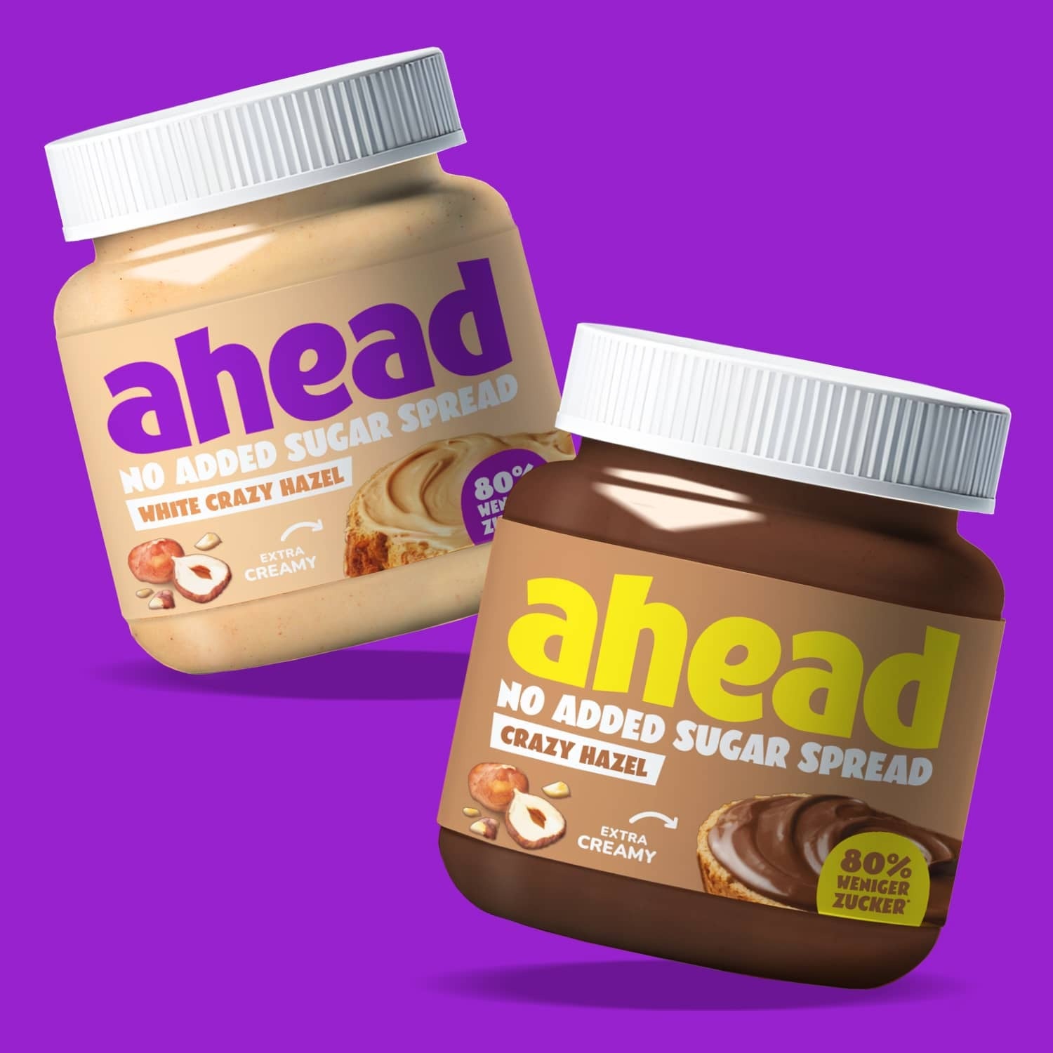 ahead-crazy-hazel-proefbox-low-sugar-nuss-creme-mit-intensivem-haselnussgeschmac image 1