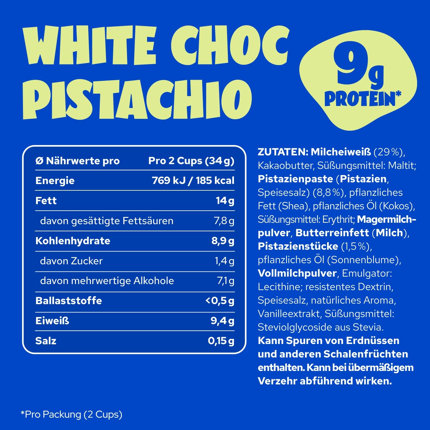 ahead-white-choc-pistachio-protein-nut-butter-cups-mit-erdnussmus-und-milchschok image 6