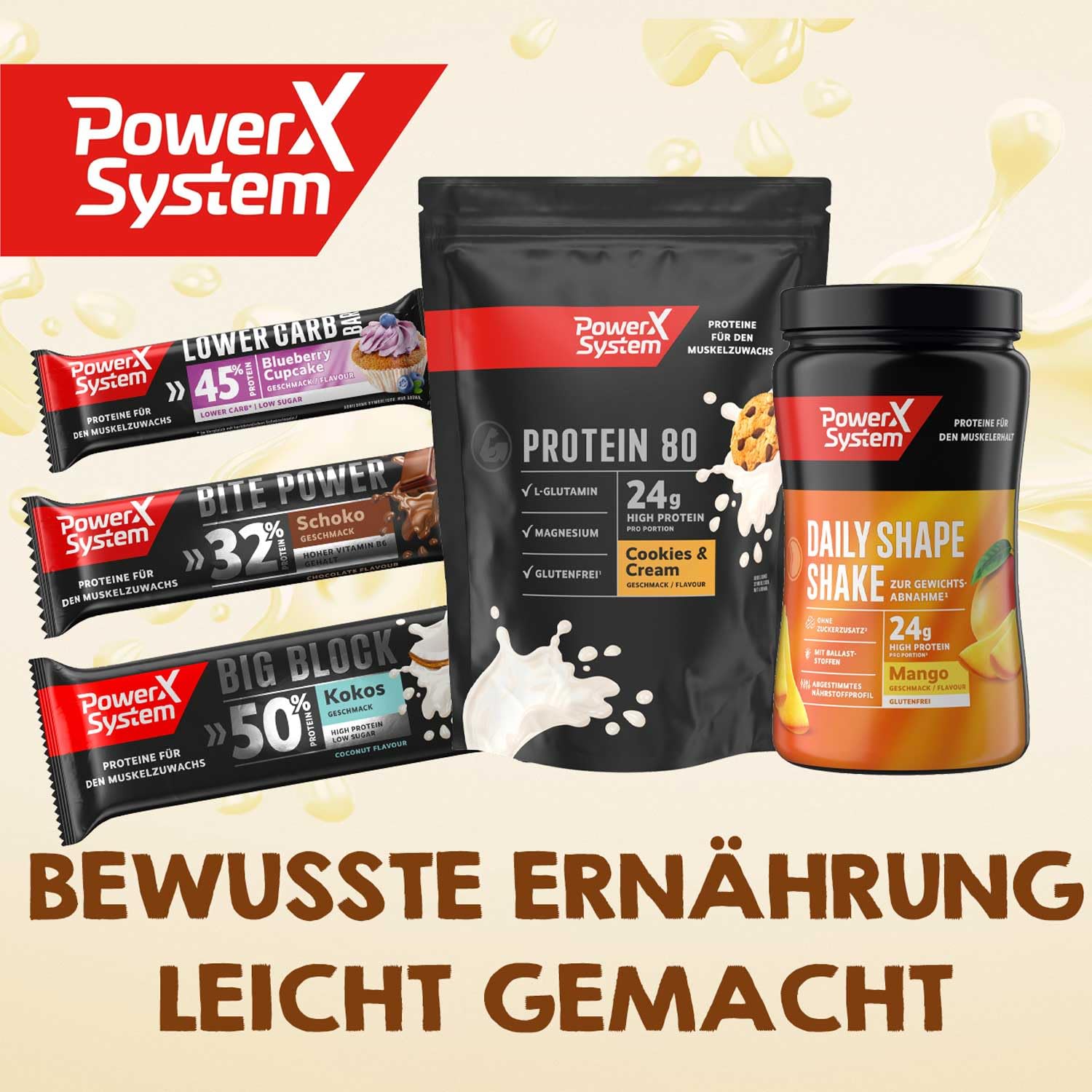 power-system-protein-shake-creamy-vanilla-high-protein-drink-6-x-310-ml image 6