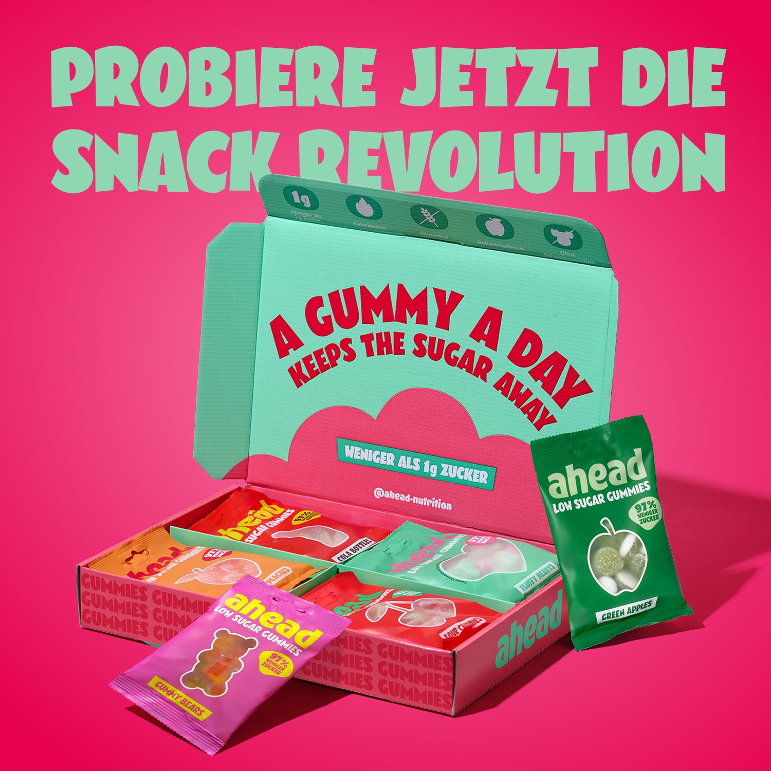 ahead-gummies-probierpaket-beliebteste-sorten-bis-zu-97-weniger-zucker image 1