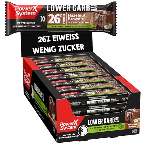 power-system-lower-carb-proteinriegel-hazelnut-brownie-vegan-28x40g image 7