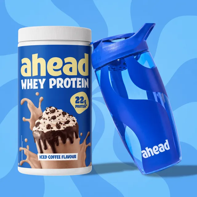 ahead-iced-coffee-whey-protein-blue-shaker-duo-limited-edition image 1
