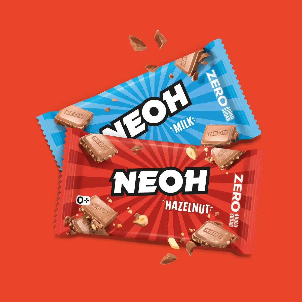 neoh-schoko-probierpaket-haselnuss-milch-schokolade-ohne-zuckerzusatz image 2
