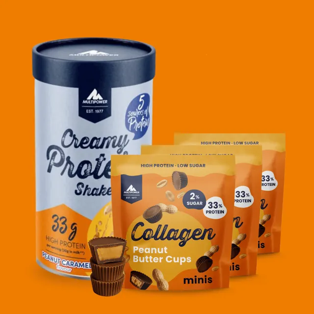 multipower-peanut-proteinpulver-und-protein-snacks-erdnuss-fan-bundle image 1