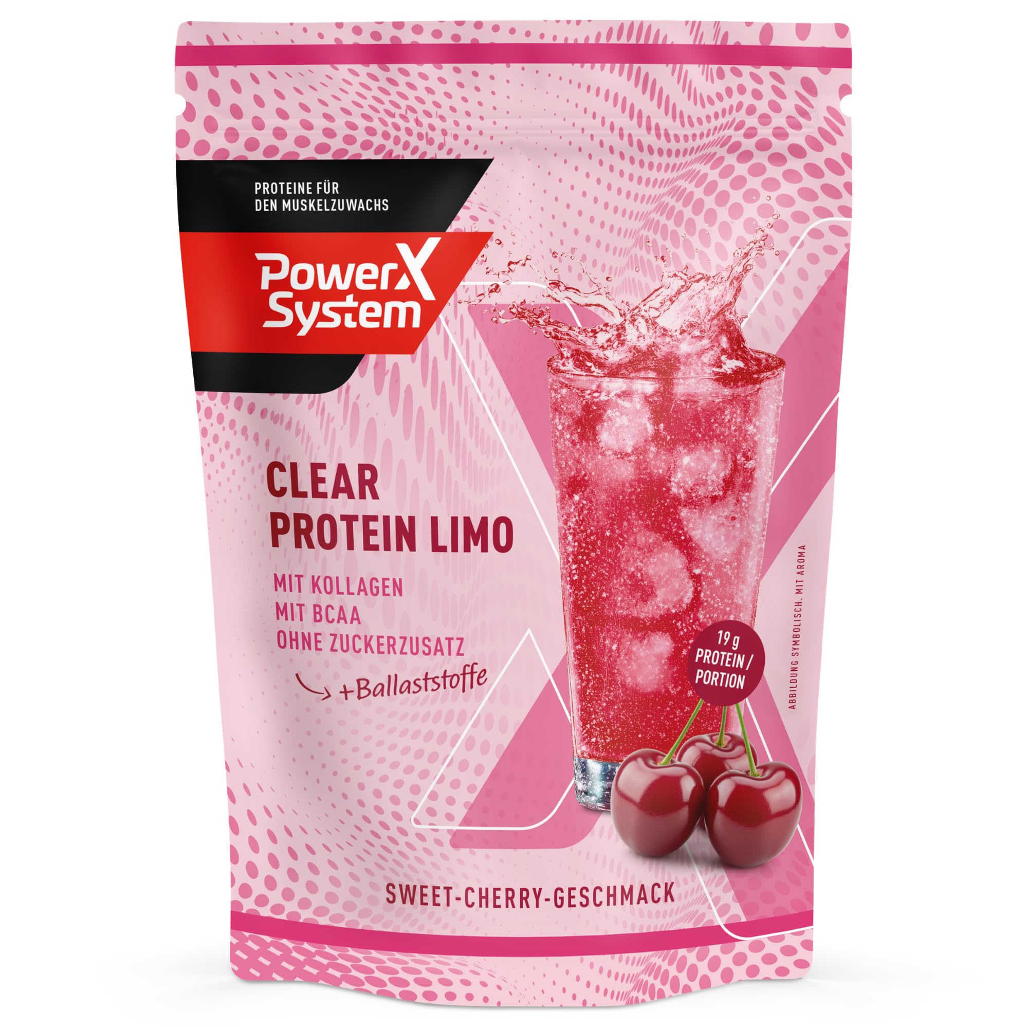 power-system-clear-protein-limo-sweet-cherry-300-g image 1