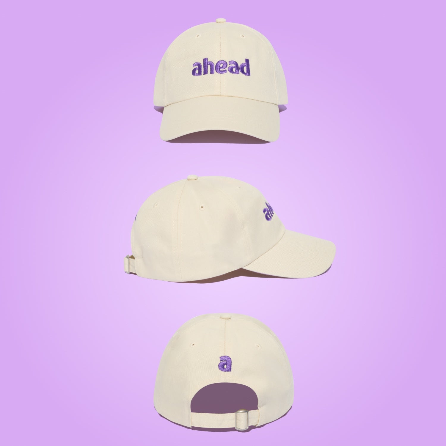 ahead-cap-beige-unverst-rkte-chino-baumwollkappe-one-size image 3