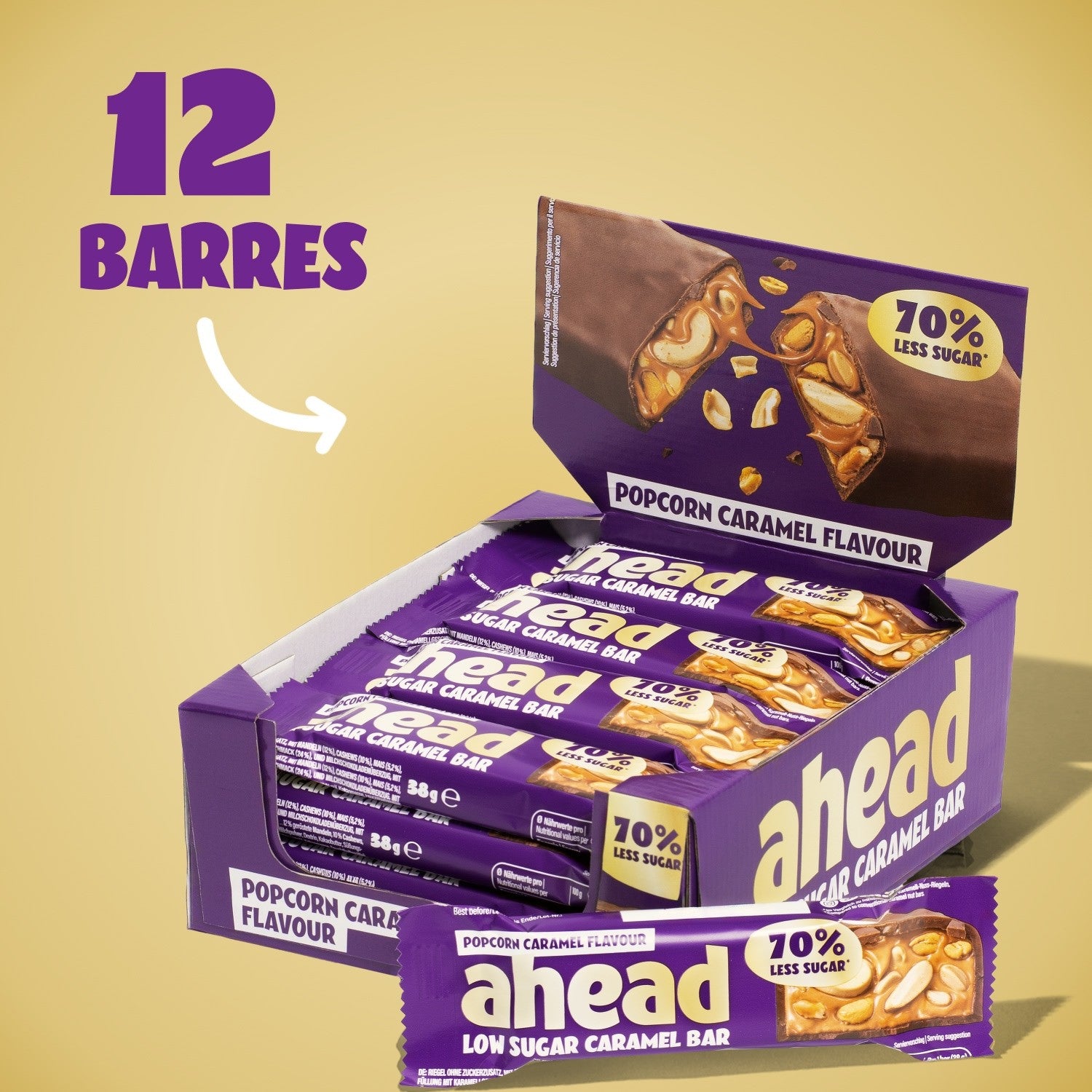 ahead-popcorn-caramel-low-sugar-schokoriegel image 8