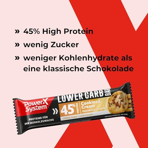 power-system-lower-carb-bar-cookies-cream-12-x-40-g image 8