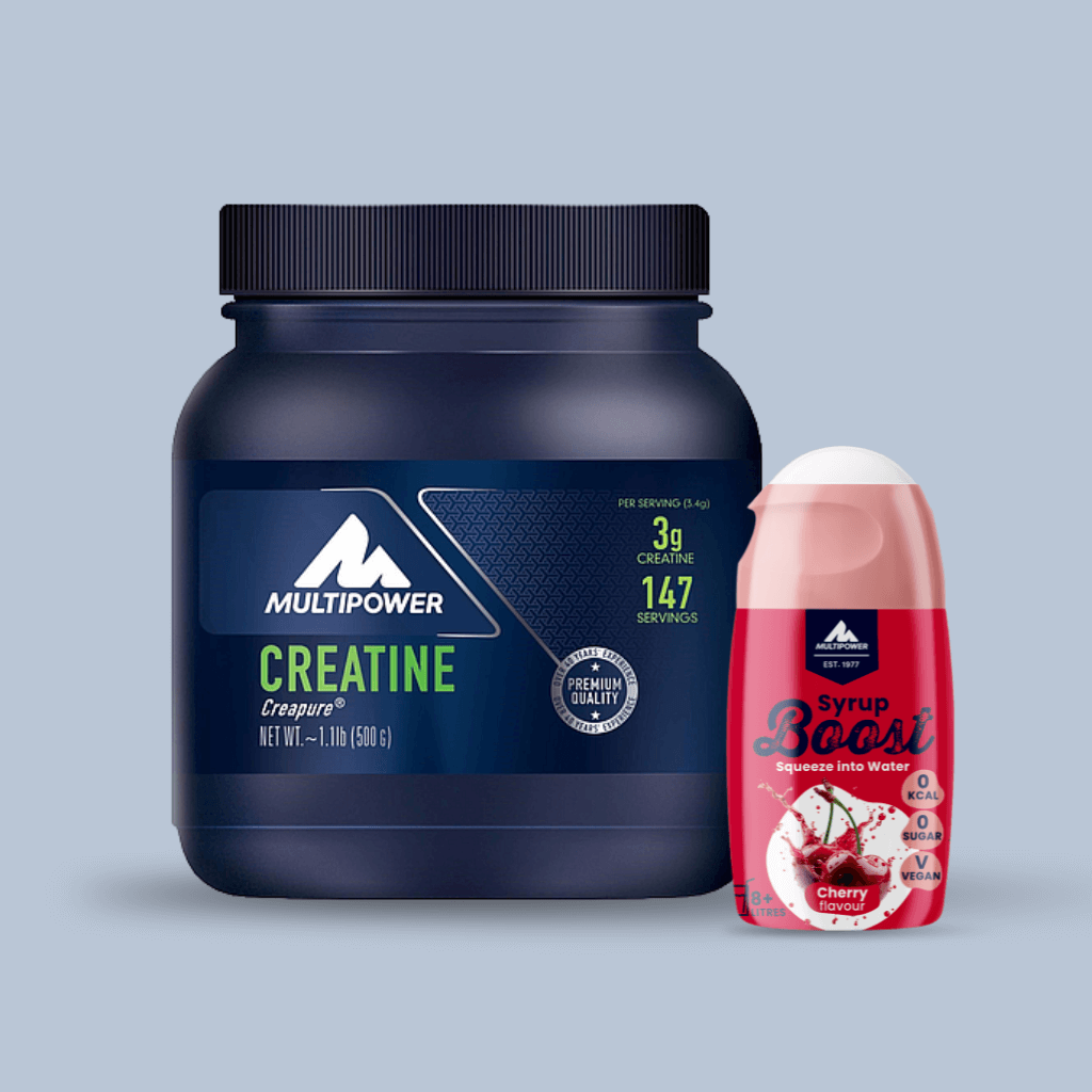 multipower-kreatin-set-creapure-500g-syrup-boost-kirsche-65ml image 1