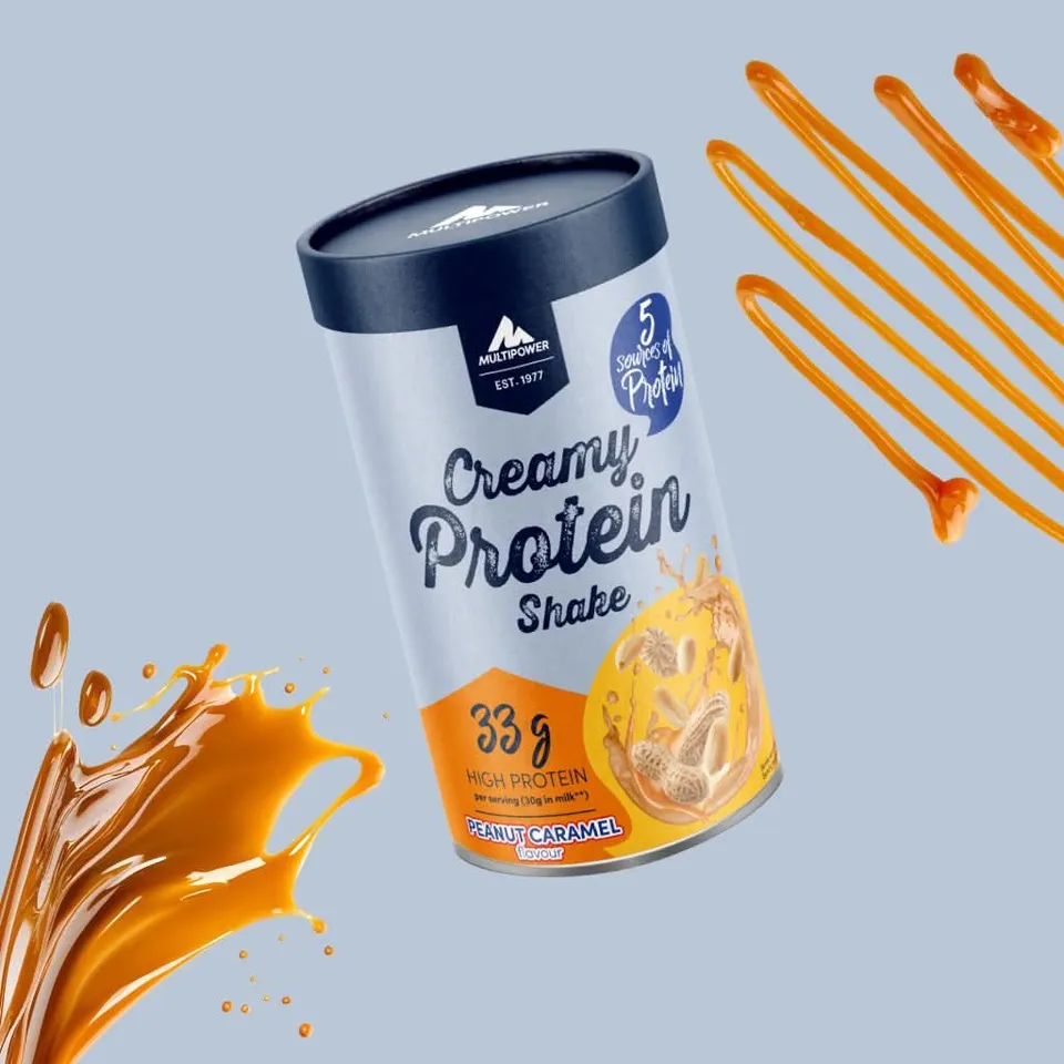 multipower-creamy-protein-peanut-caramel-proteinpulver-420g-high-protein image 1