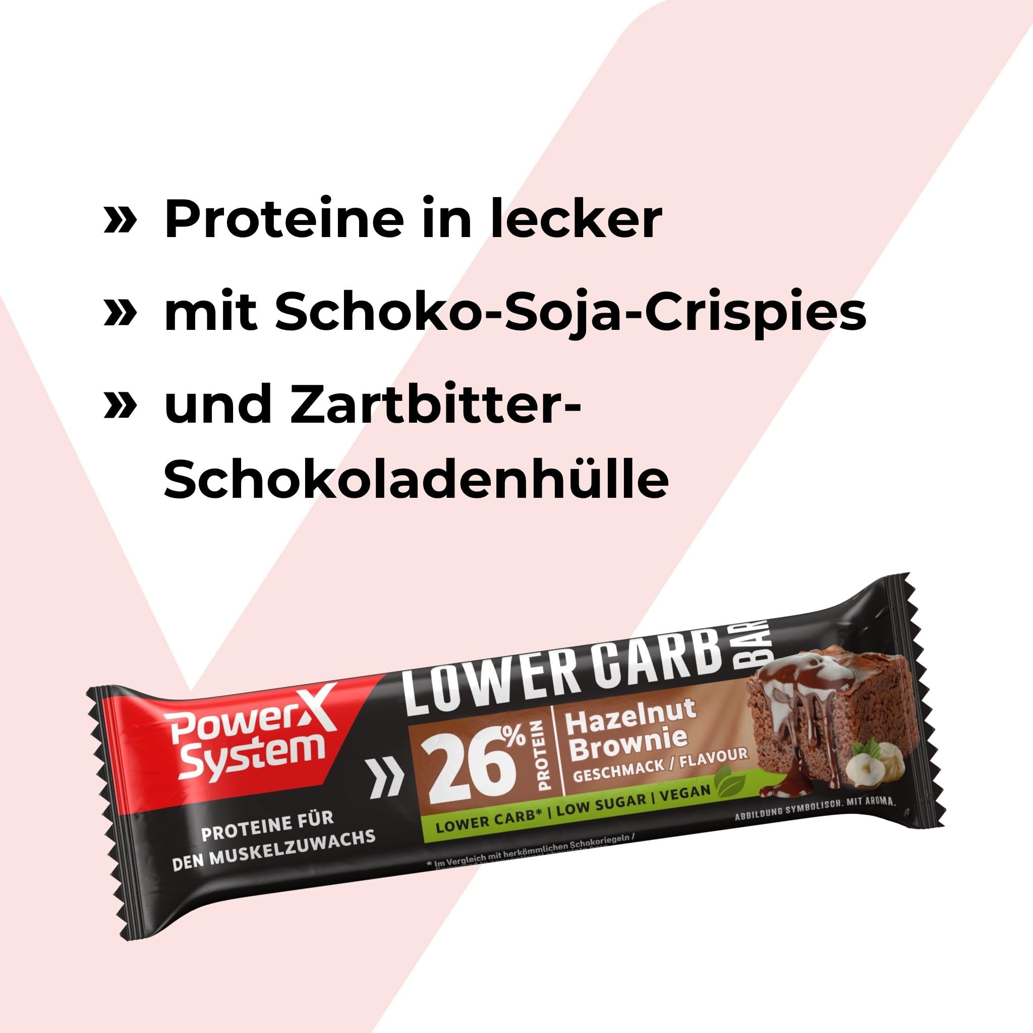 power-system-lower-carb-proteinriegel-hazelnut-brownie-vegan-28x40g image 4
