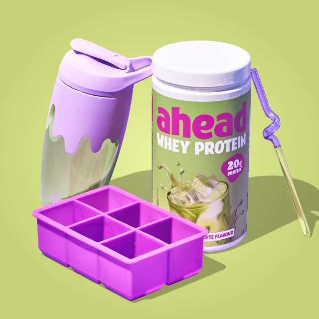 ahead-iced-matcha-latte-bundle-protein-shake-set-20-g-protein-pro-portion-auslau image 1