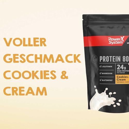 power-system-protein-80-cookies-cream-eiwei-pulver-360g image 7