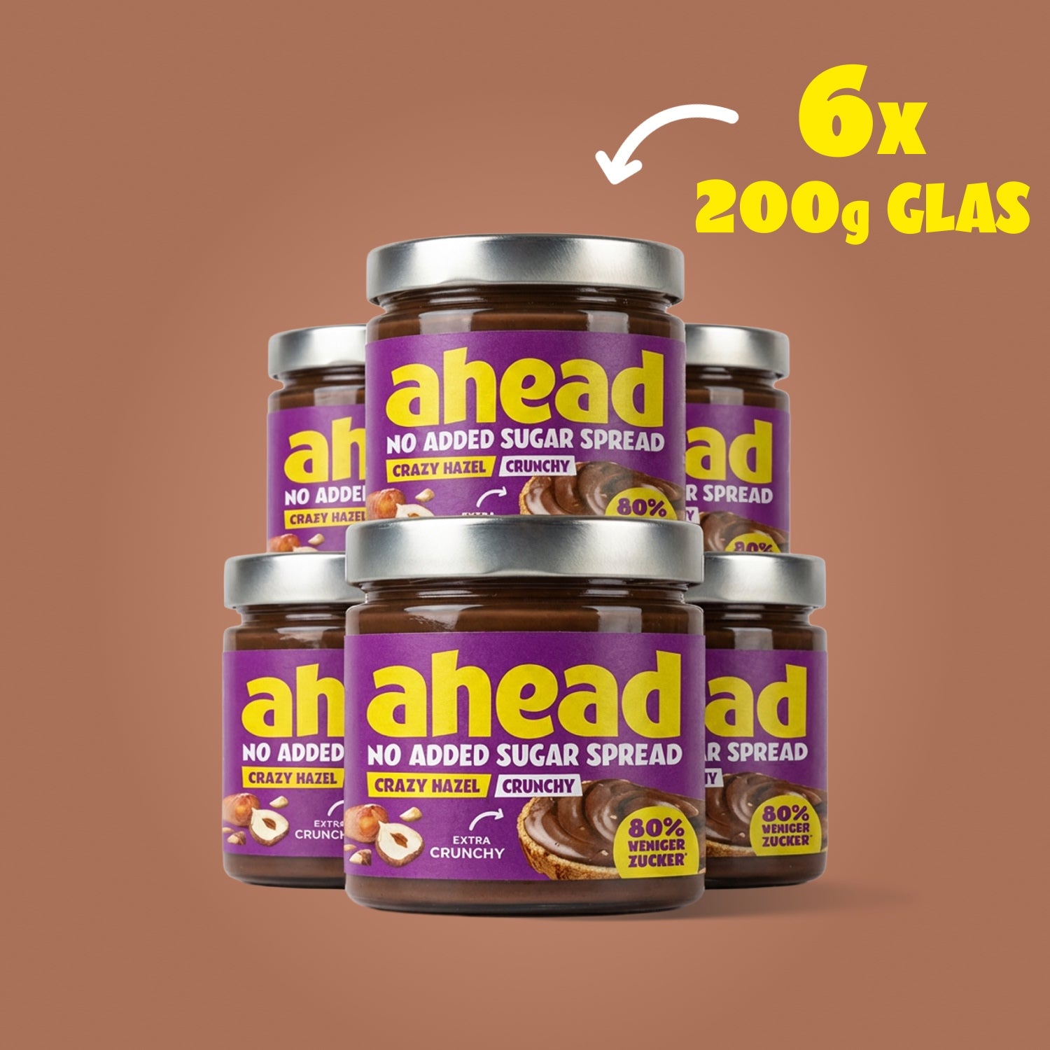ahead-crazy-hazel-crunchy-200g-low-sugar-nusscreme-mit-knusprigen-haselnussst-ck image 7