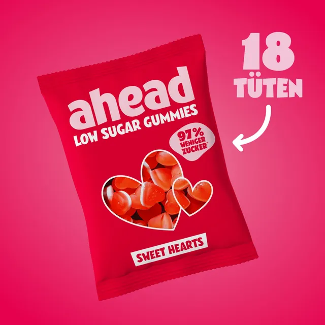 ahead-sweet-hearts-schaum-gummib-rchen-zuckerarm image 1