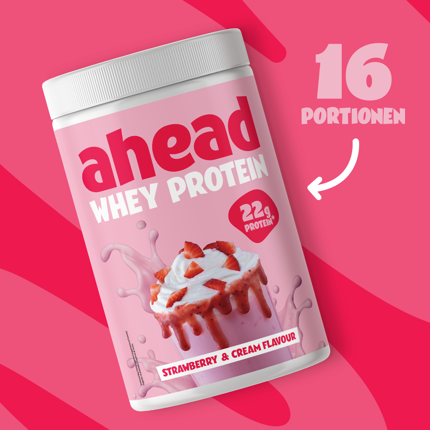 ahead-strawberry-cream-whey-protein image 1