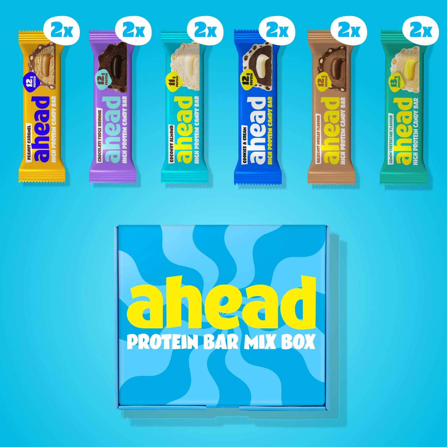 ahead-proteinriegel-probierpaket-6-sorten-high-protein-low-sugar-weniger-kalorie image 8