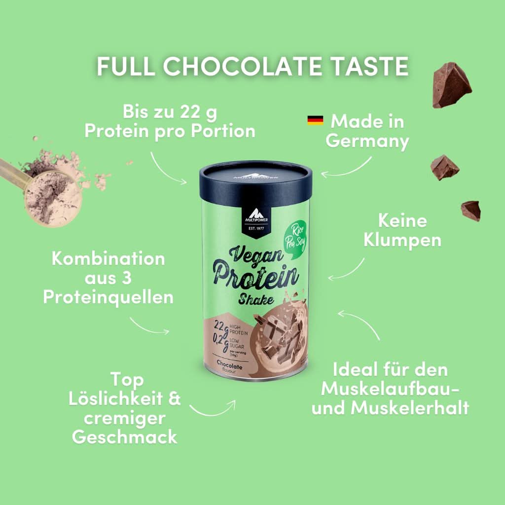 multipower-vegan-schoko-protein-shake-420g-high-protein image 2