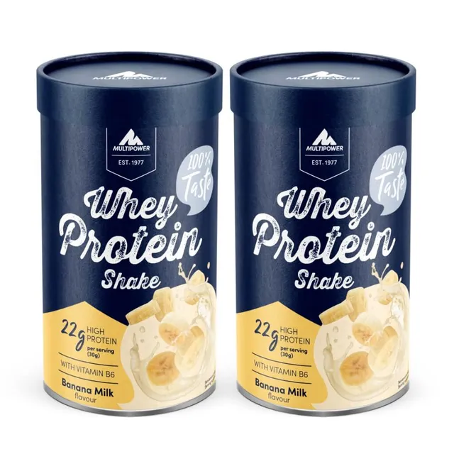 multipower-whey-banane-proteinpulver-840g-28x30g-mit-22g-protein-vitamin-b6 image 1