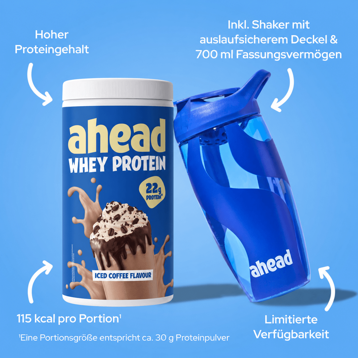 ahead-iced-coffee-whey-protein-blue-shaker-duo-limited-edition image 2