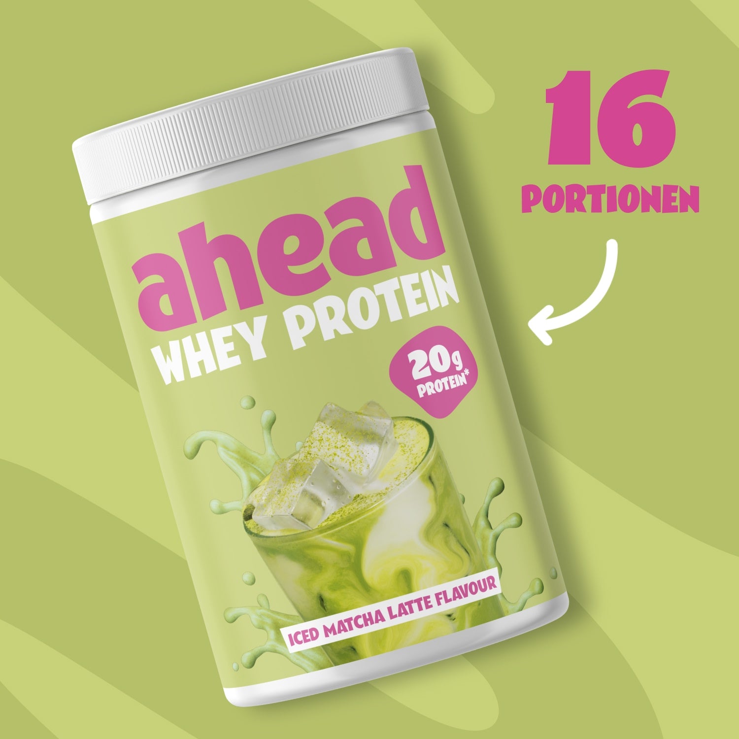 ahead-iced-matcha-latte-whey-protein-ohne-zuckerzusatz image 1