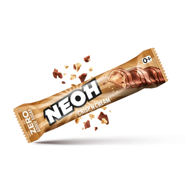 neoh-crisp-n-cream-waffel-knusprige-waffel-mit-51-haselnusscreme-ohne-zuckerzusa image 1