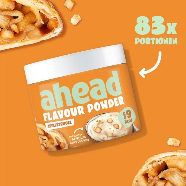 ahead-apfelstrudel-flavour-powder-low-sugar image 1