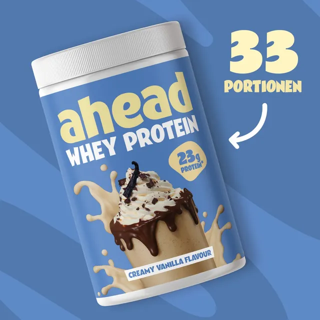 ahead-creamy-vanilla-whey-protein-pulver image 1