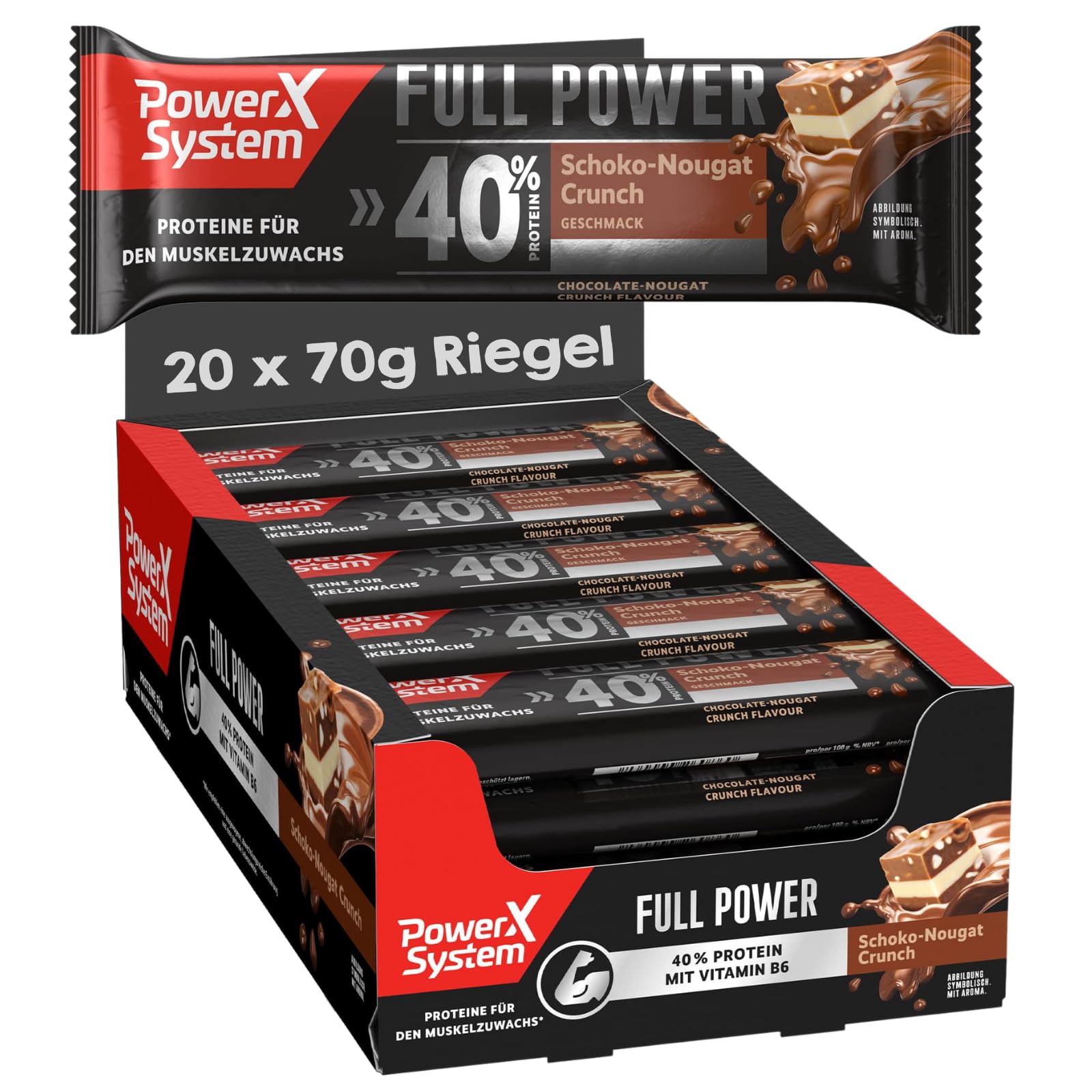 power-system-full-power-schoko-nougat-crunch-20-x-70-g image 1