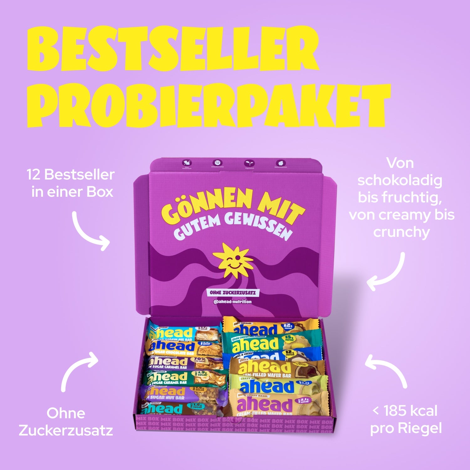 ahead-riegel-bestseller-probierpaket-proteinriegel-12-sorten image 2