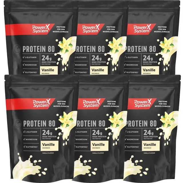 power-system-protein-80-vanille-6-x-360-g image 1