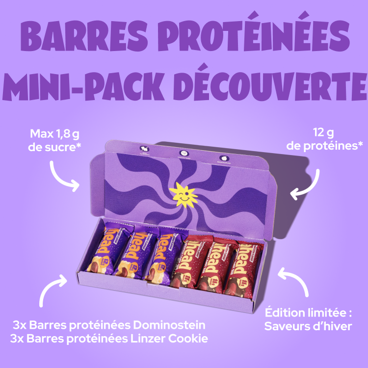 ahead-proteinriegel-mini-probierpaket-dominostein-linzer-cookie image 6
