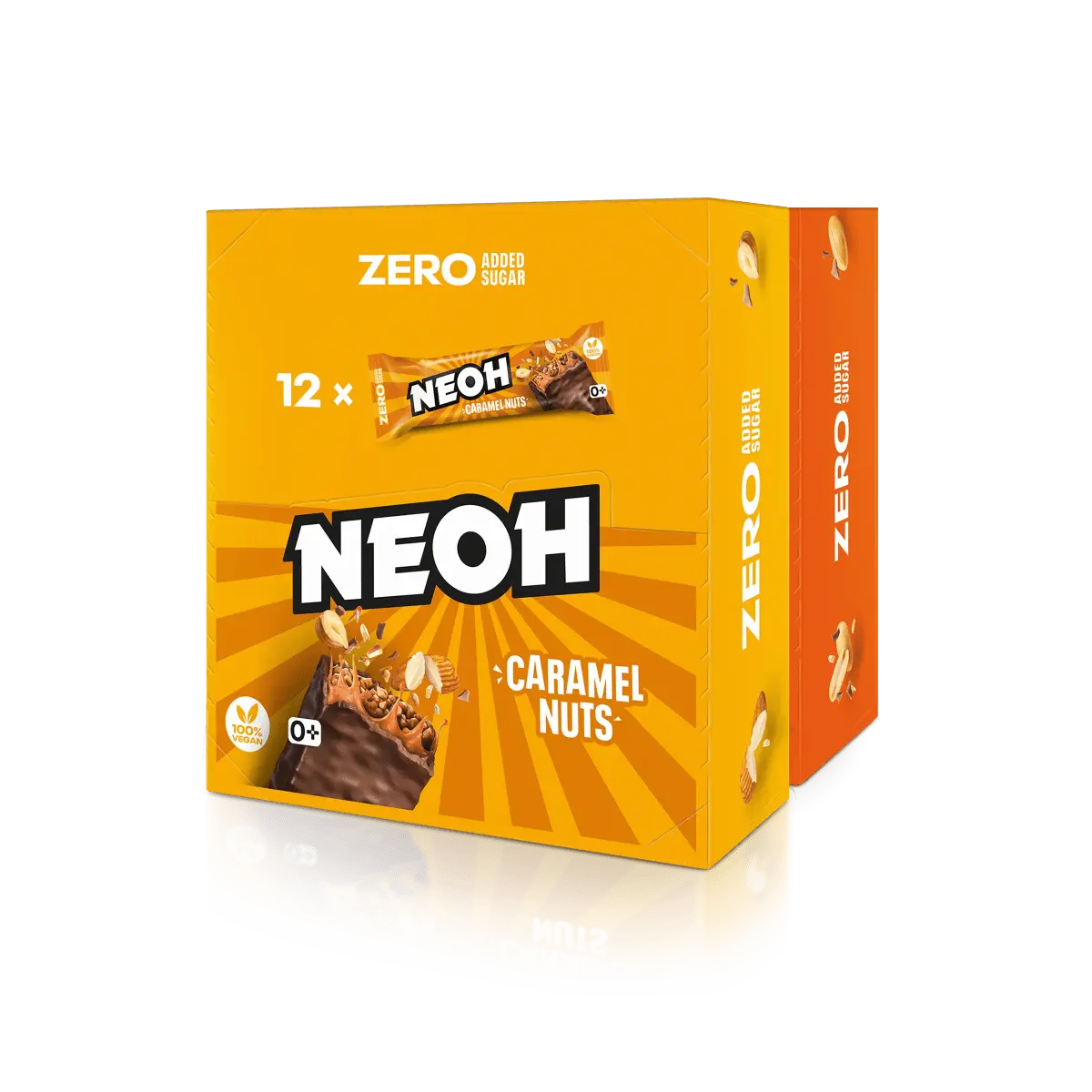 neoh-riegel-mix-vegan-proteinriegel-peanut-caramel-nuts image 1