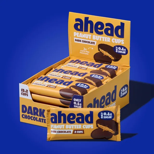 ahead-dark-chocolate-peanut-butter-cups-low-sugar image 1