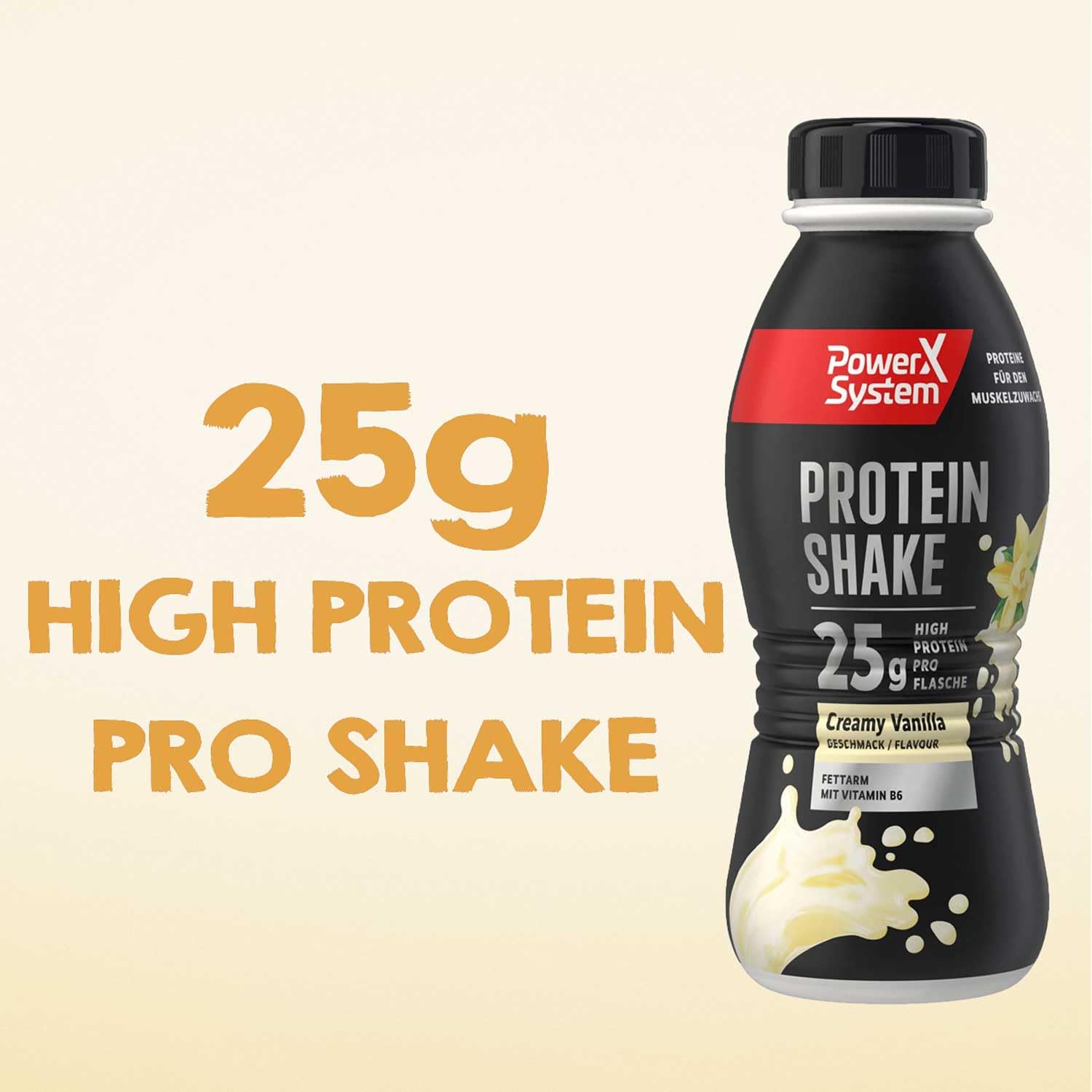 power-system-protein-shake-creamy-vanilla-high-protein-drink-6-x-310-ml image 2