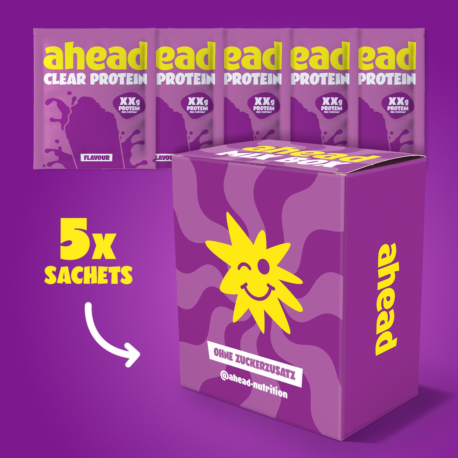 ahead-clear-whey-probierpaket-5-fruchtige-sorten image 1