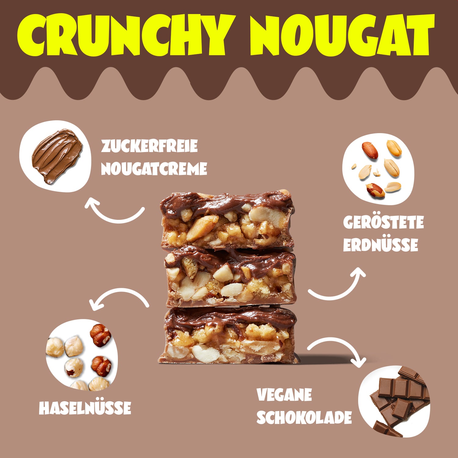 ahead-crunchy-nougat-low-sugar-schokoriegel-vegan image 4